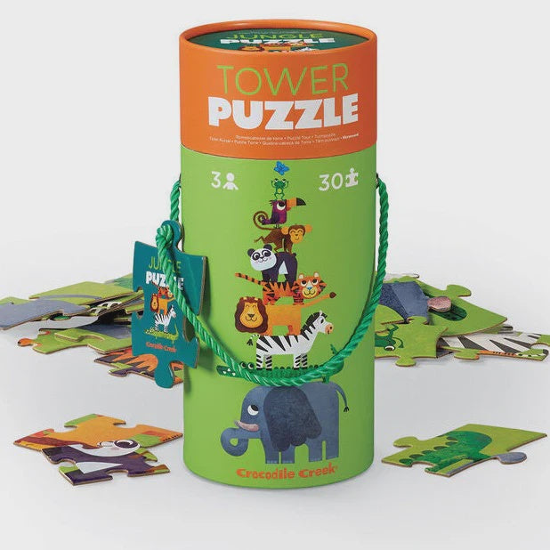 Croc Creek 30 Pc Tower Puzzle - Jungle