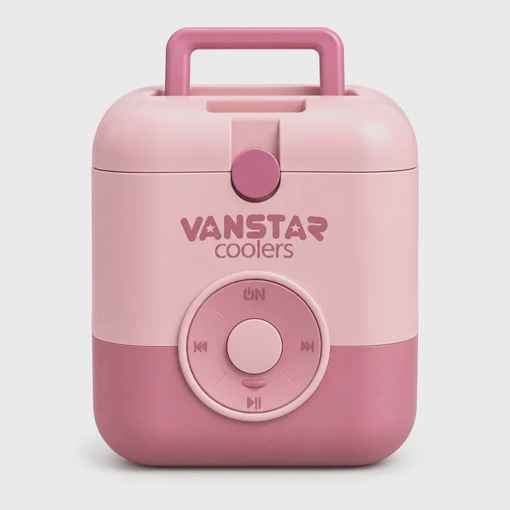 Cool Cube Speaker + Chilly Bin - Salmon Pink