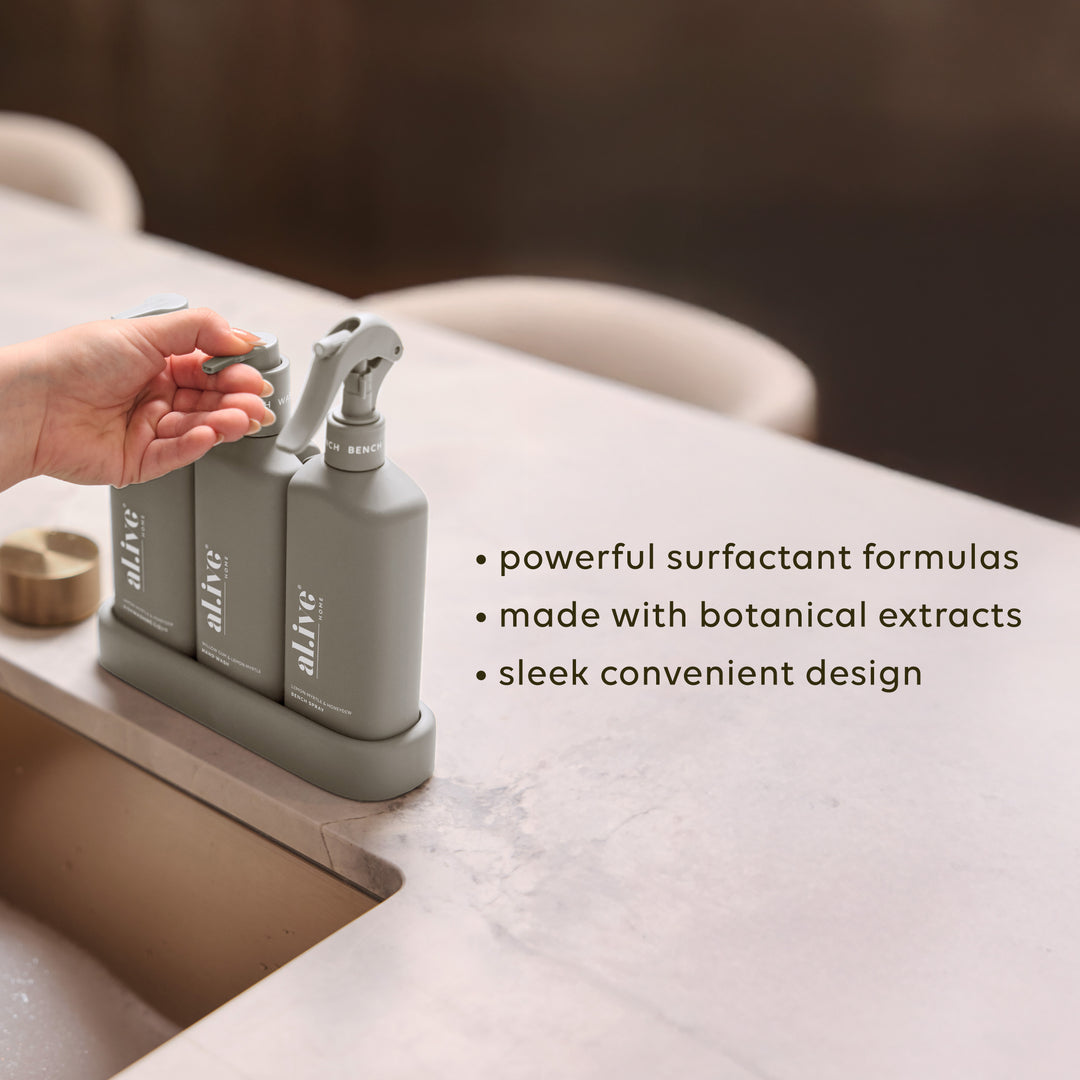 Al.ive - Kitchen Cleaning Trio - Lemon Myrtle & Honeydew + Willowgum & Lemon Myrtle