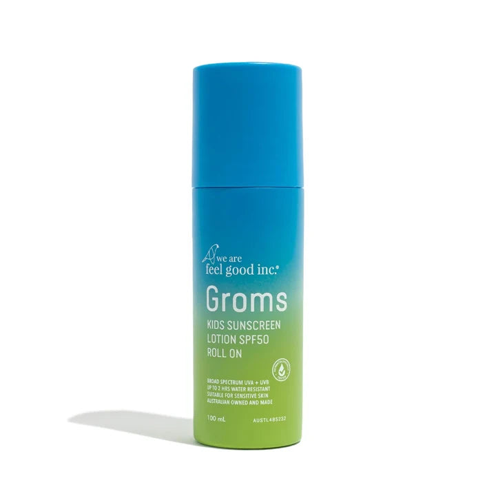 We Are Feel Good - Groms Kids Sunscreen Lotion SPF50 Roll On 100ml