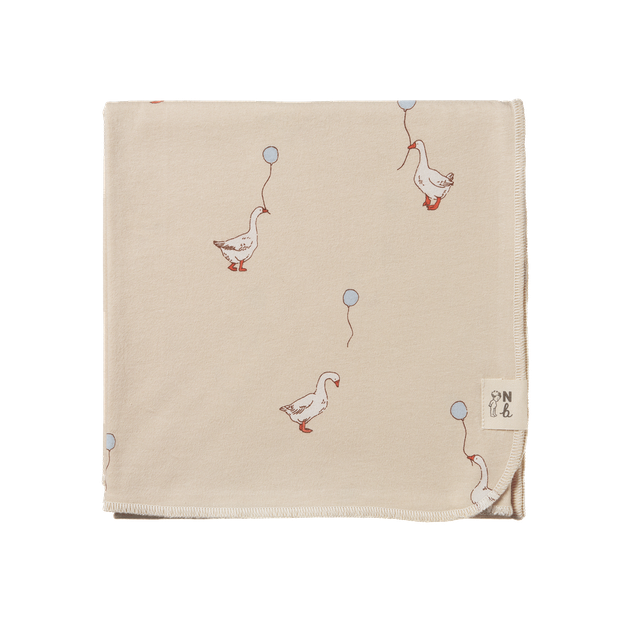 Nature Baby - Cotton Wrap - Goose Lullaby