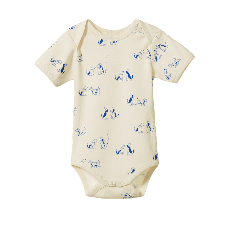 Nature Baby - S/S Bodysuit - Dog Walk