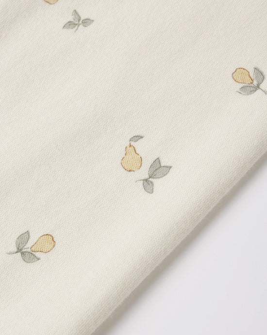 Quincy Mae - Zip Long Sleeve Sleeper Footie - Pears