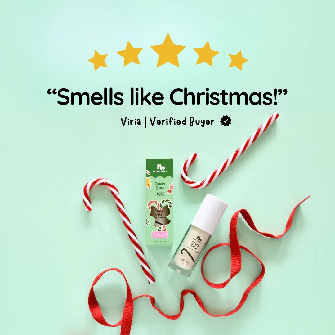 No Nasties - Candy Cane Lip Gloss - Limited Edition