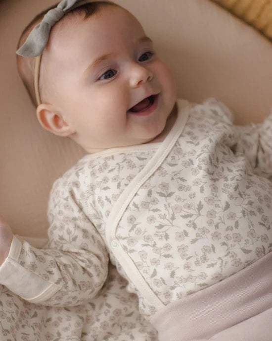 Quincy Mae - Bodysuit + Pant Set - Floret Lilac