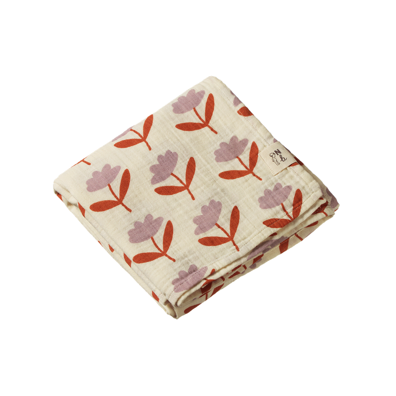 Nature Baby - Muslin Wrap - Fleurette