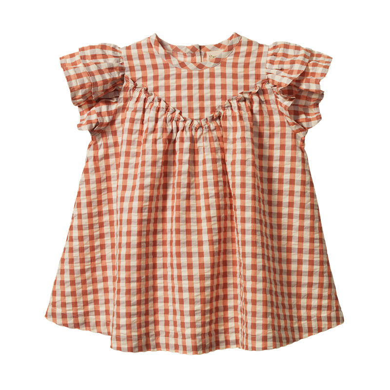 Nature Baby - Una Dress - Dandelion Gingham