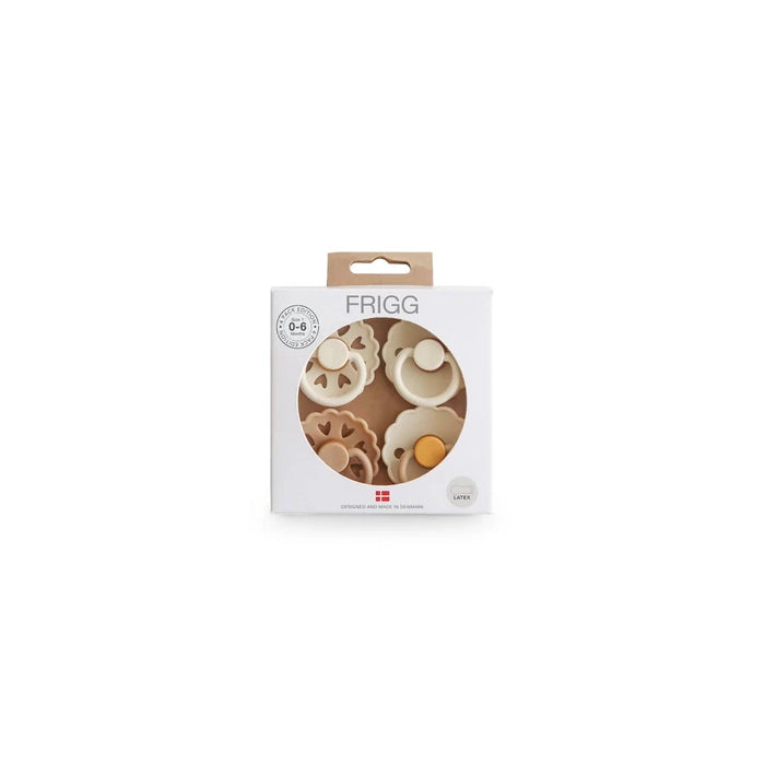 Frigg Pacifiers - 4 Pack Round Latex