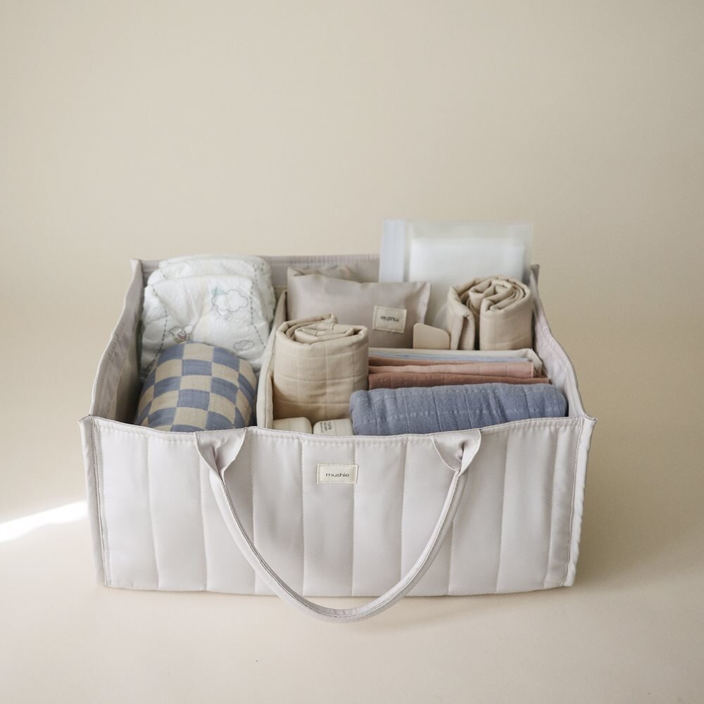 Diaper Caddy - Ivory