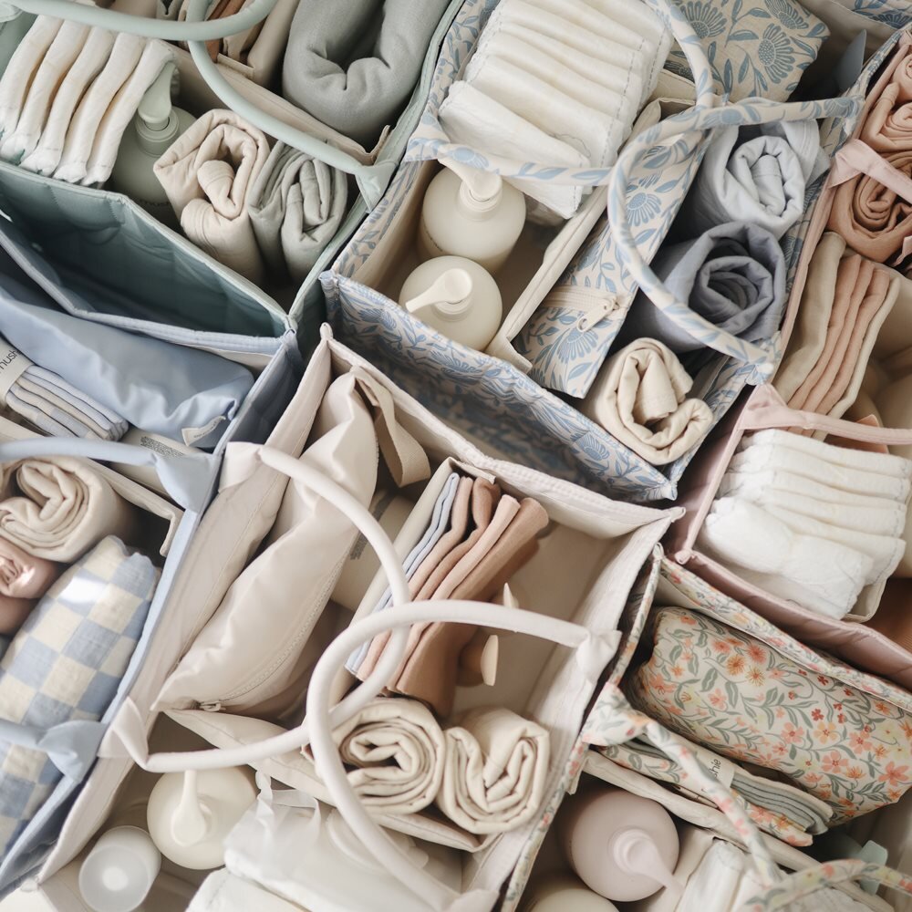 Diaper Caddy - Ivory