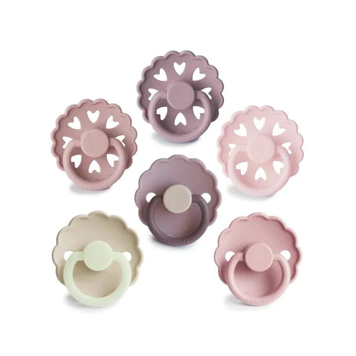 Frigg - 6 Pack Pacifiers - Round Latex