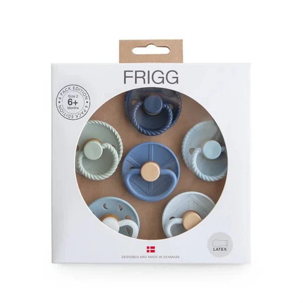 Frigg - 6 Pack Pacifiers - Round Latex