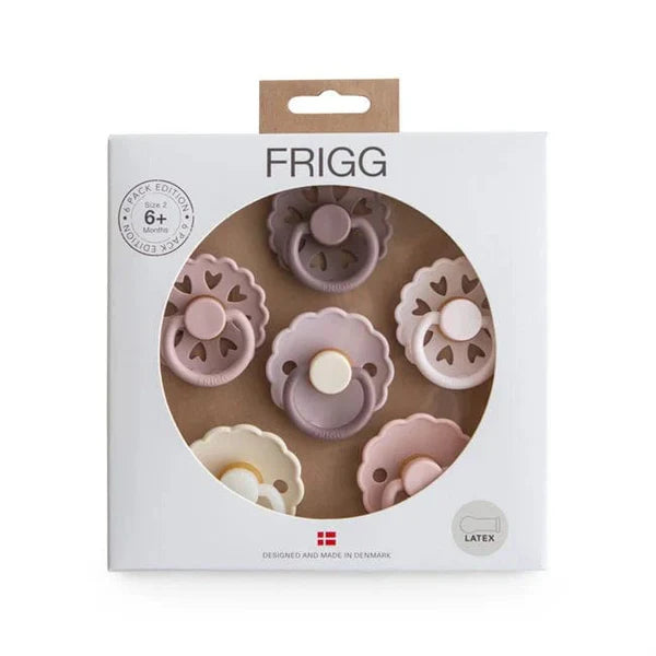 Frigg - 6 Pack Pacifiers - Round Latex