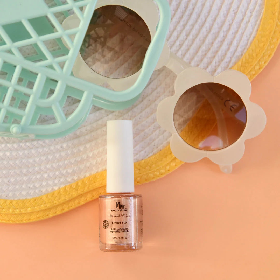 No Nasties - Scented Kids Polish - Fruity Fun - Peach Coloured
