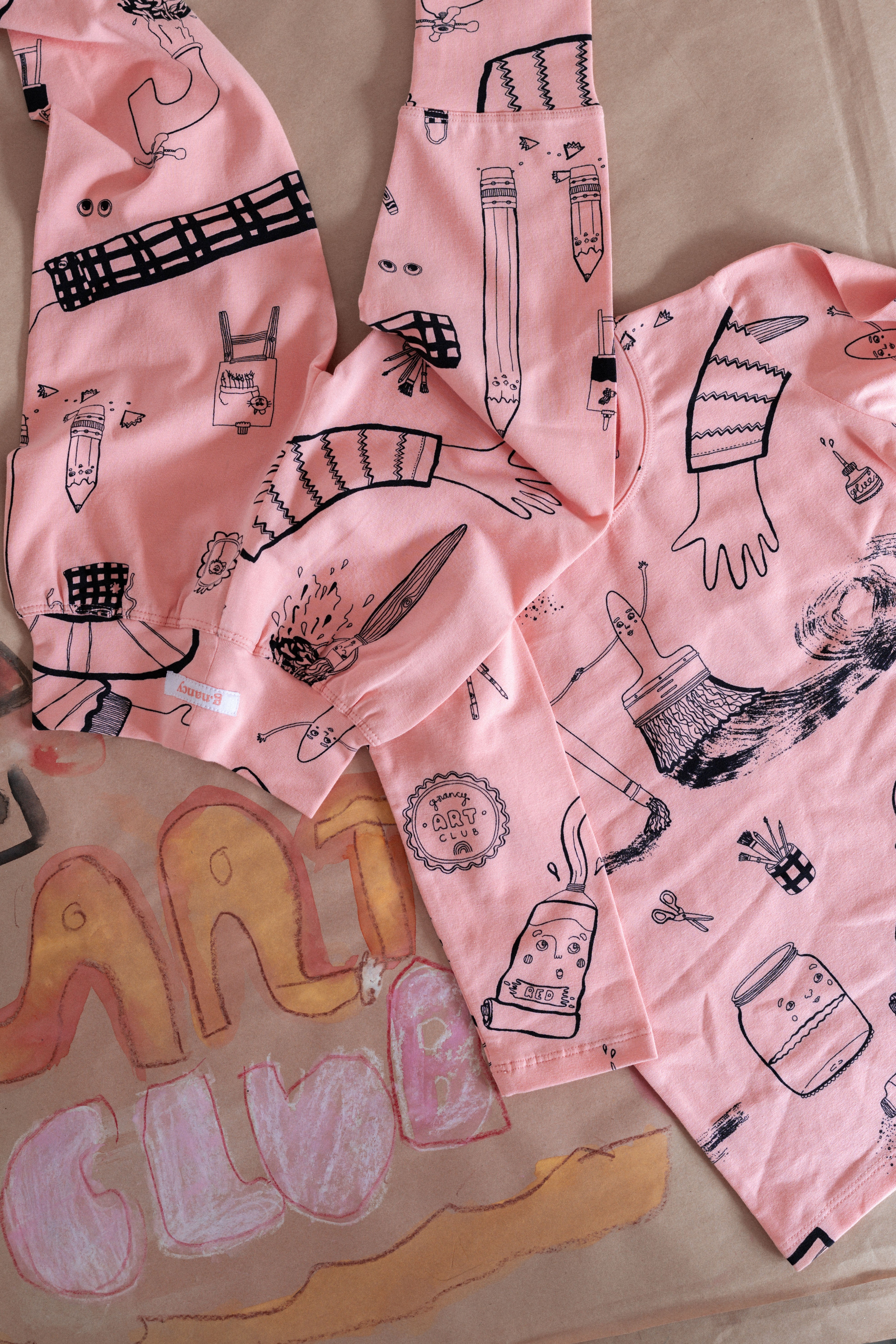 G.Nancy - Bubblegum | I am an Artist Long PJ Set
