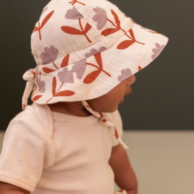 Nature Baby - Muslin Sunhat - Fleurette