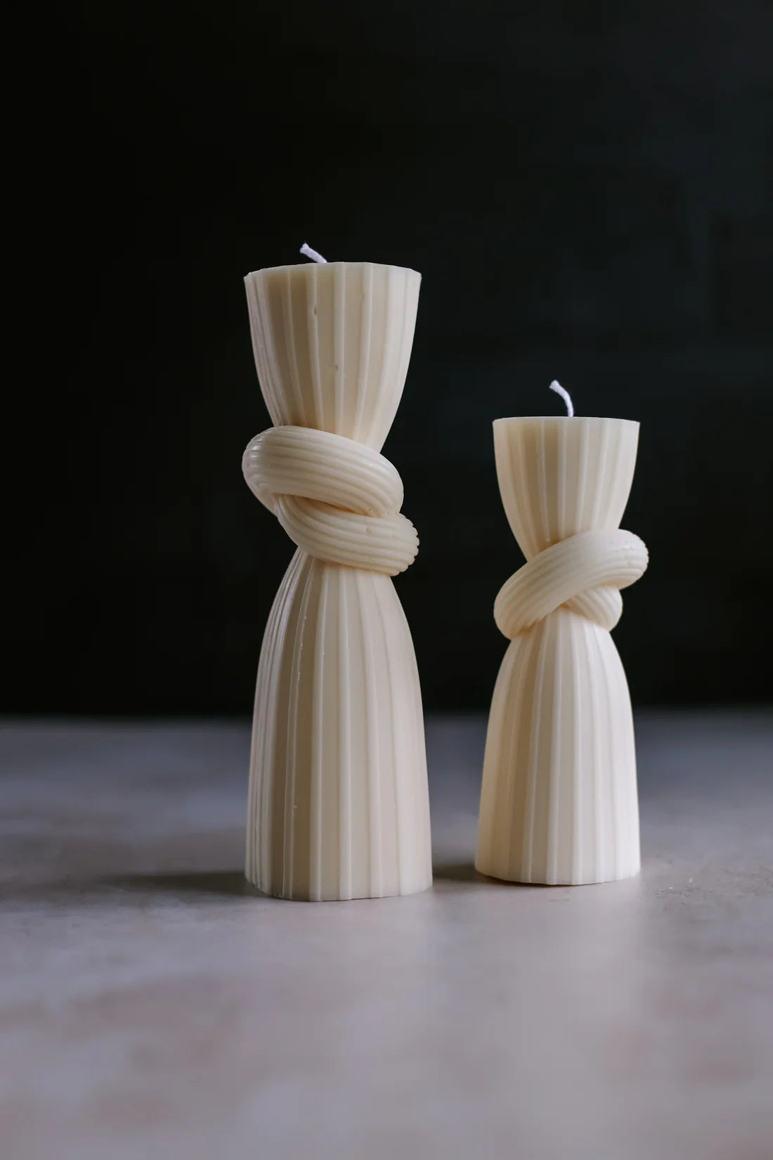 Blow My Wick - Knotted Pillar Candle Set