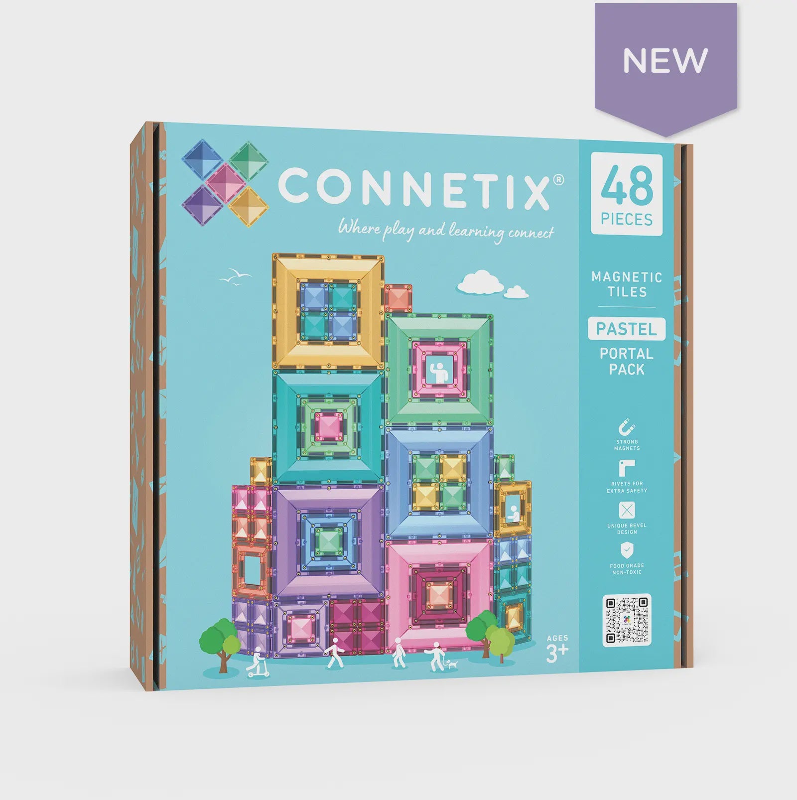 Connetix -Pastel Portal Pack 48 pc