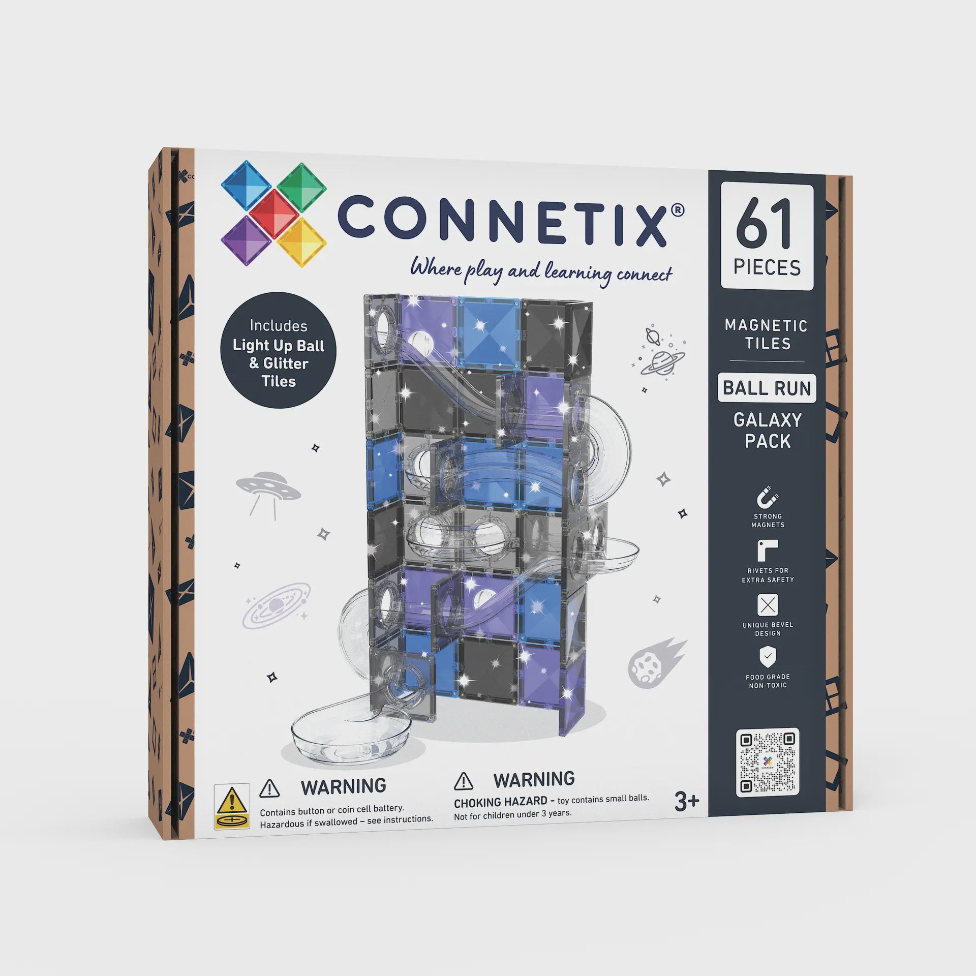 Connetix - Ball Run Galaxy Pack 61 pc