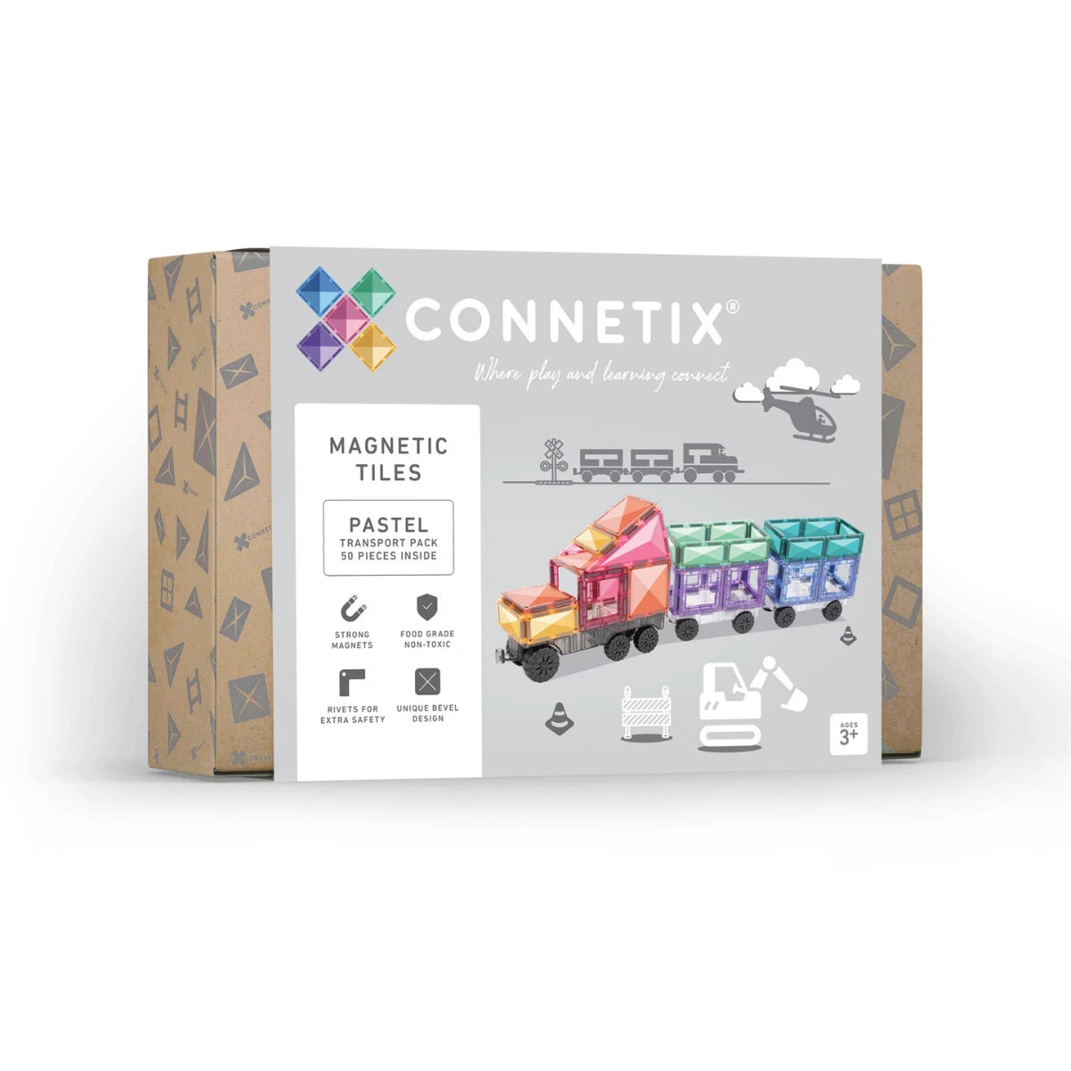 Connetix - Pastel Transport Pack 50 pc