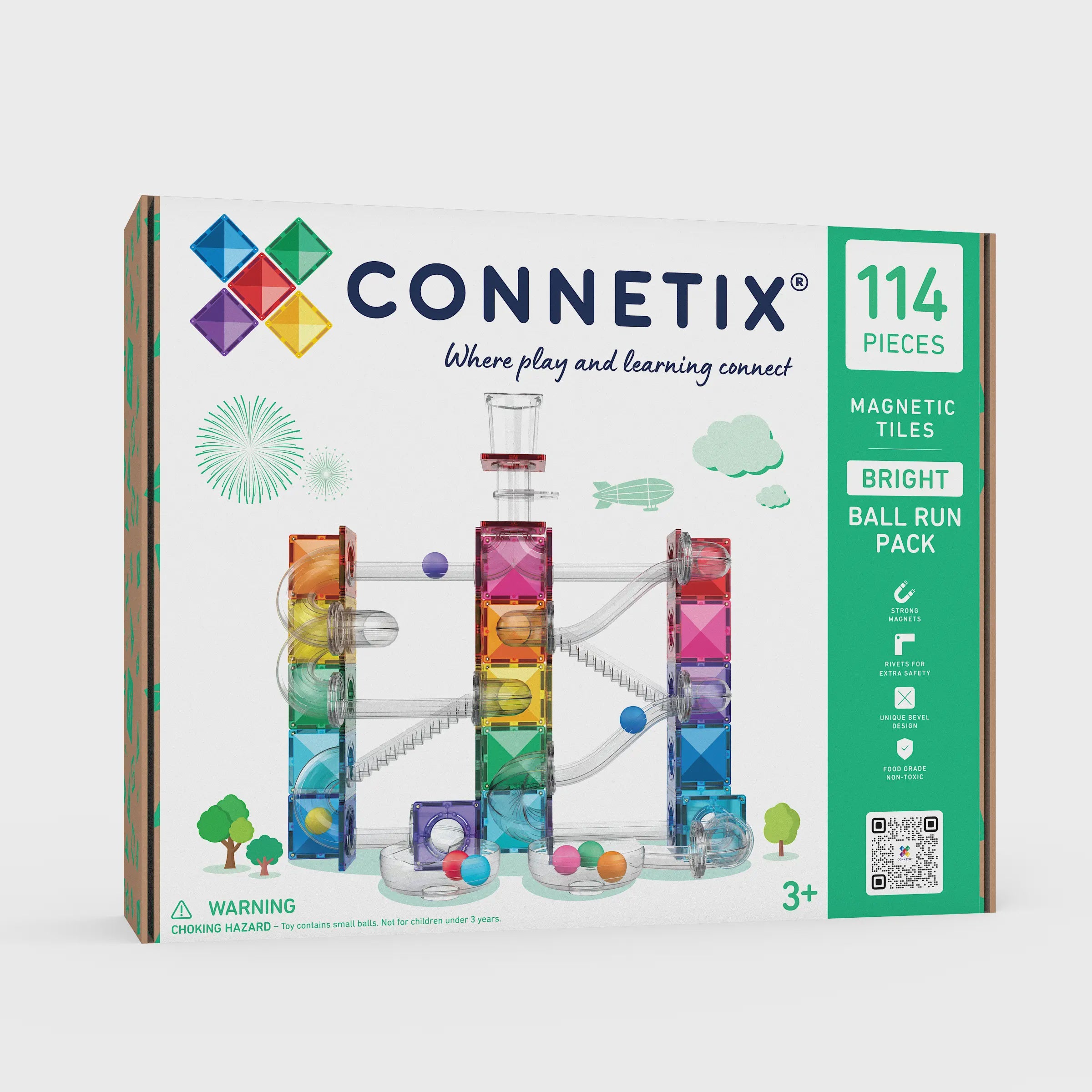 Connetix - Ball Run Bright Pack 114 pc
