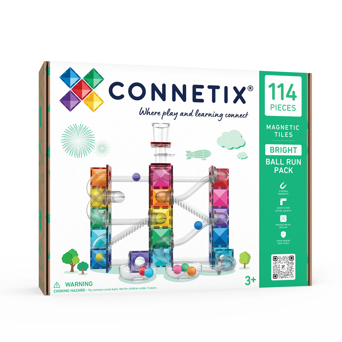 Connetix - Ball Run Bright Pack 114 pc
