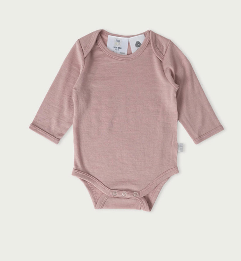 Babu - Prem Merino L/S Bodysuit (4 Colours)