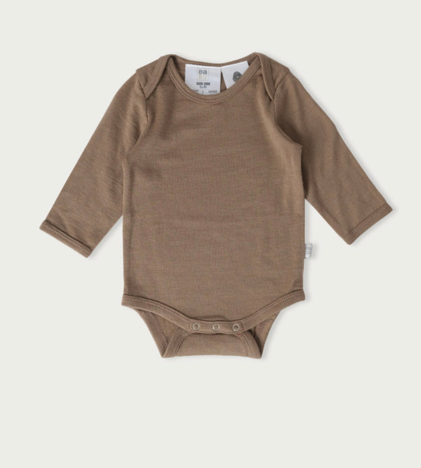 Babu - Prem Merino L/S Bodysuit (4 Colours)