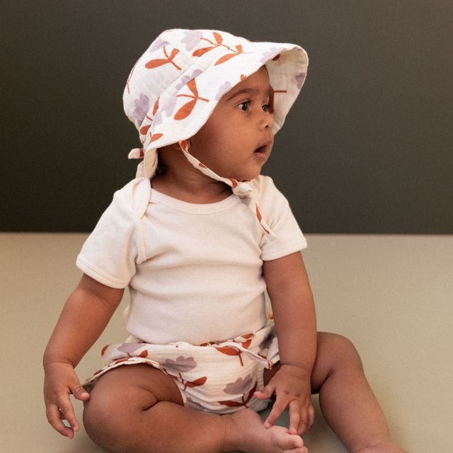 Nature Baby - Muslin Sunhat - Fleurette
