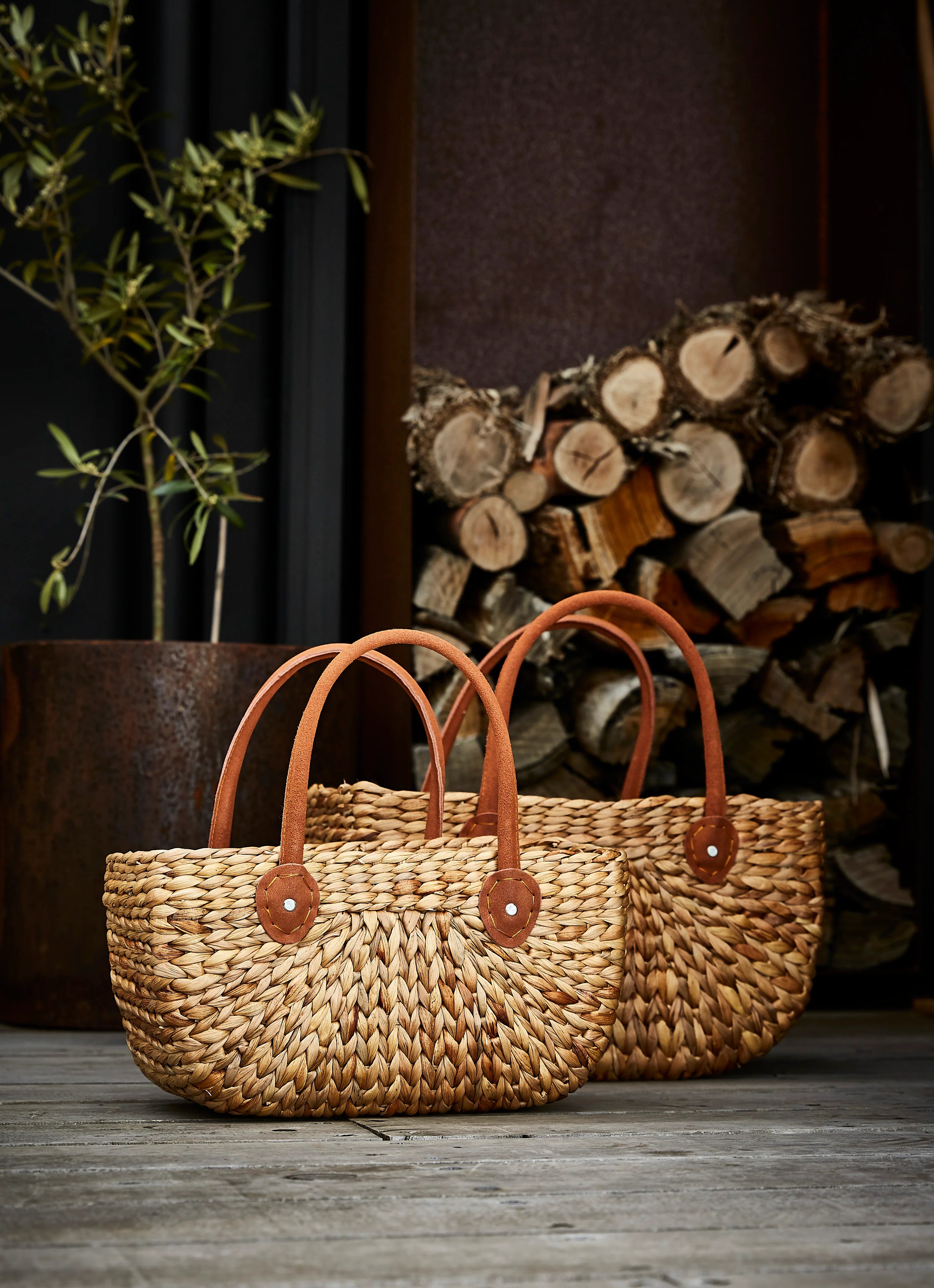 Harvest Basket - Brown - Large