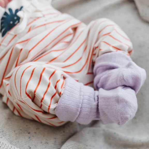 The Rest - Organic Cotton Knit Socks - Lilac