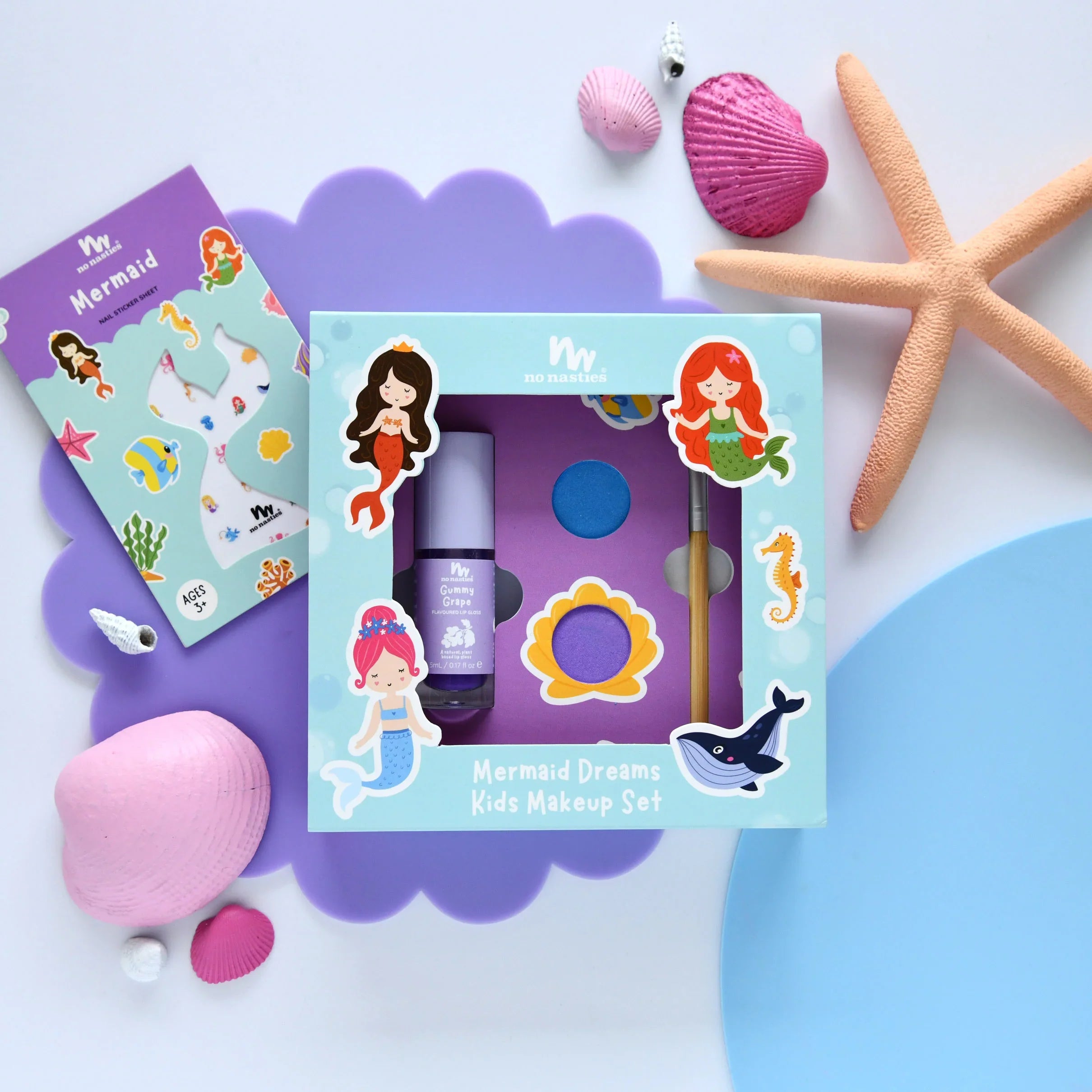 No Nasties - Natural Kids Makeup Gift Set - Mermaid Dreams