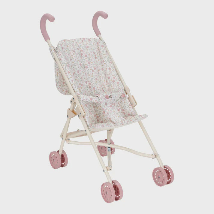 Metal Doll Stroller - Floral