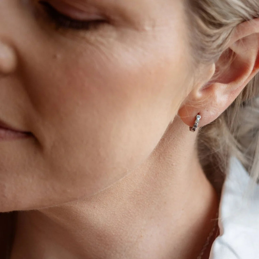 Katyb Jewellery - Earrings - Hex Hoop