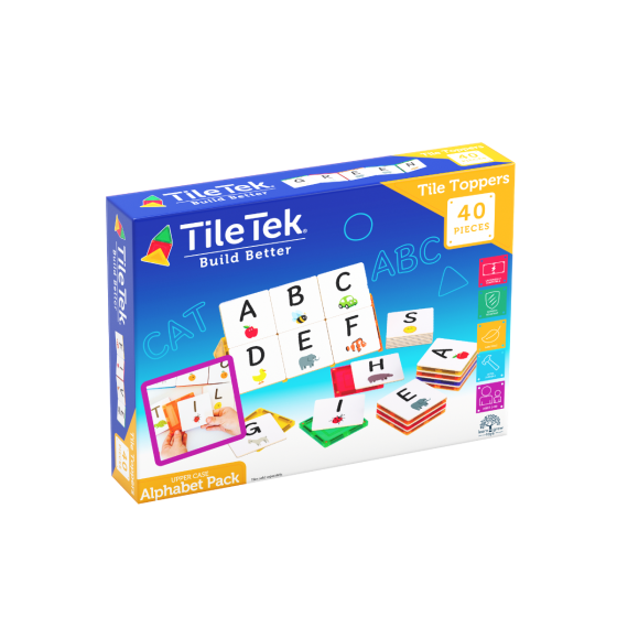Tile Tek - Tile Topper Alphabet Uppercase 40pc