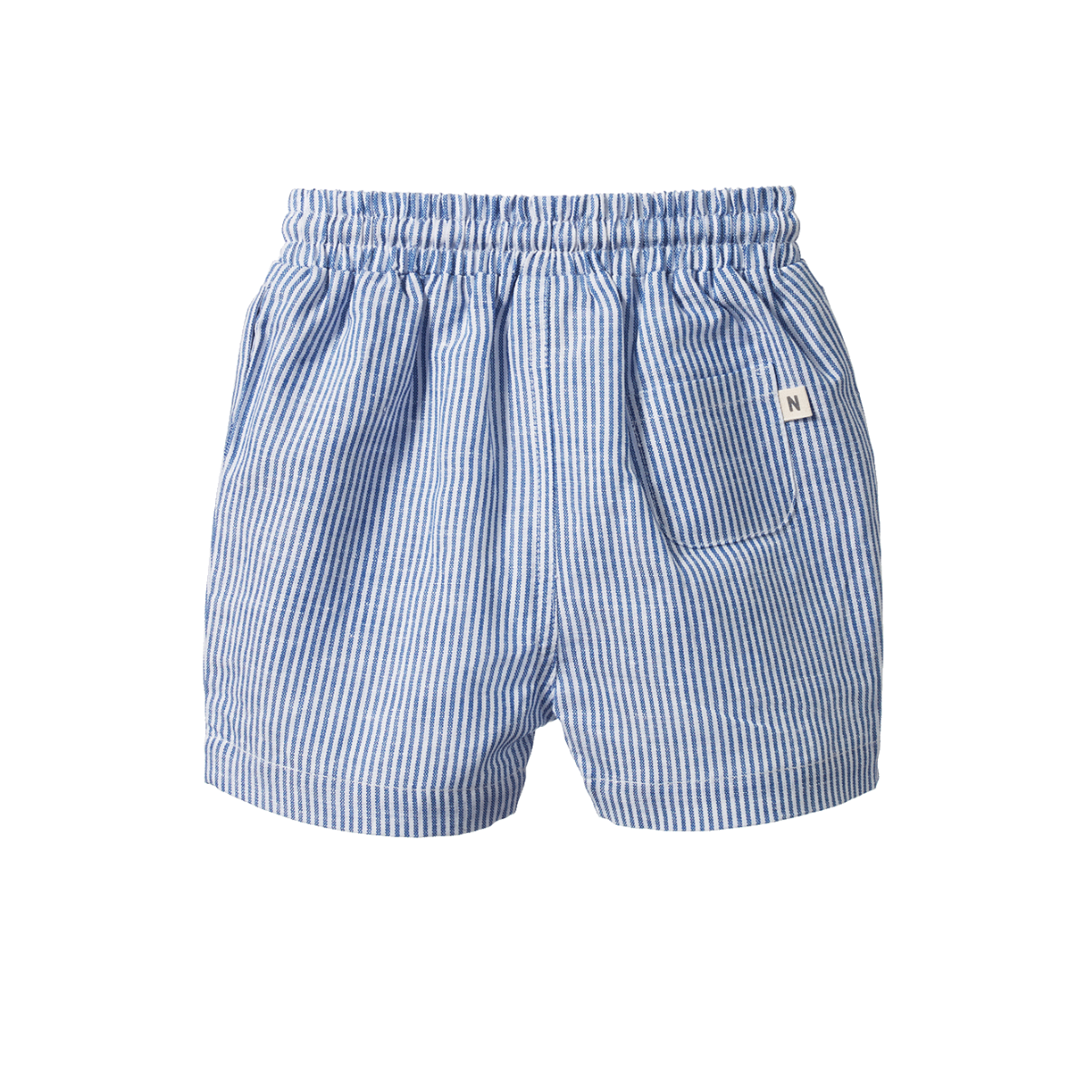 Nature Baby - James Short Linen - Blue Stripe