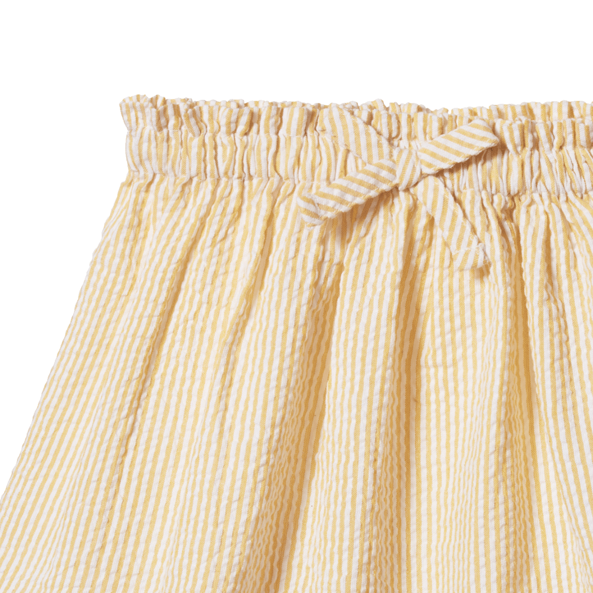 Nature Baby - Orchard Skirt Seersucker - Golden Stripe