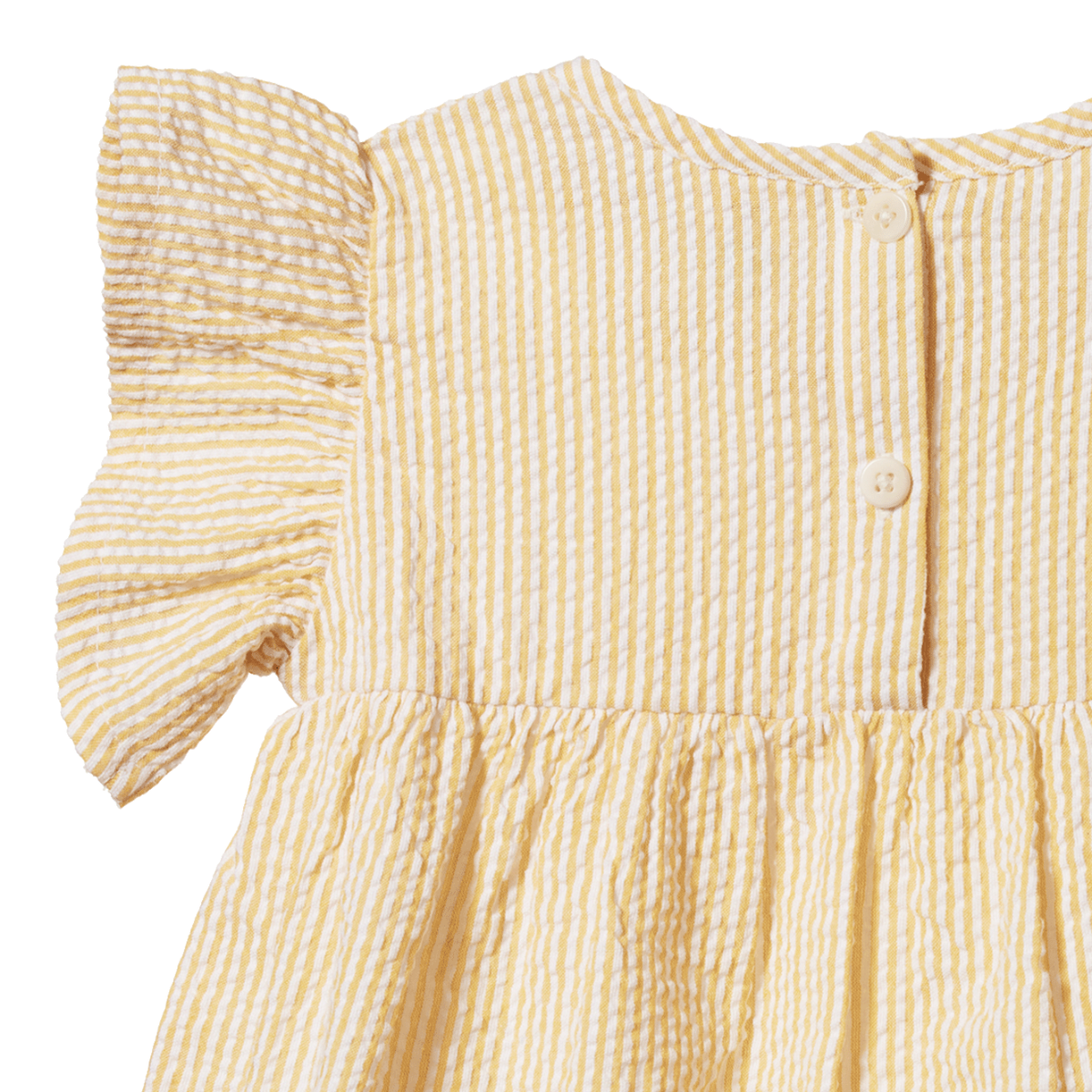 Nature Baby - Bonnie Dress - Golden Stripe