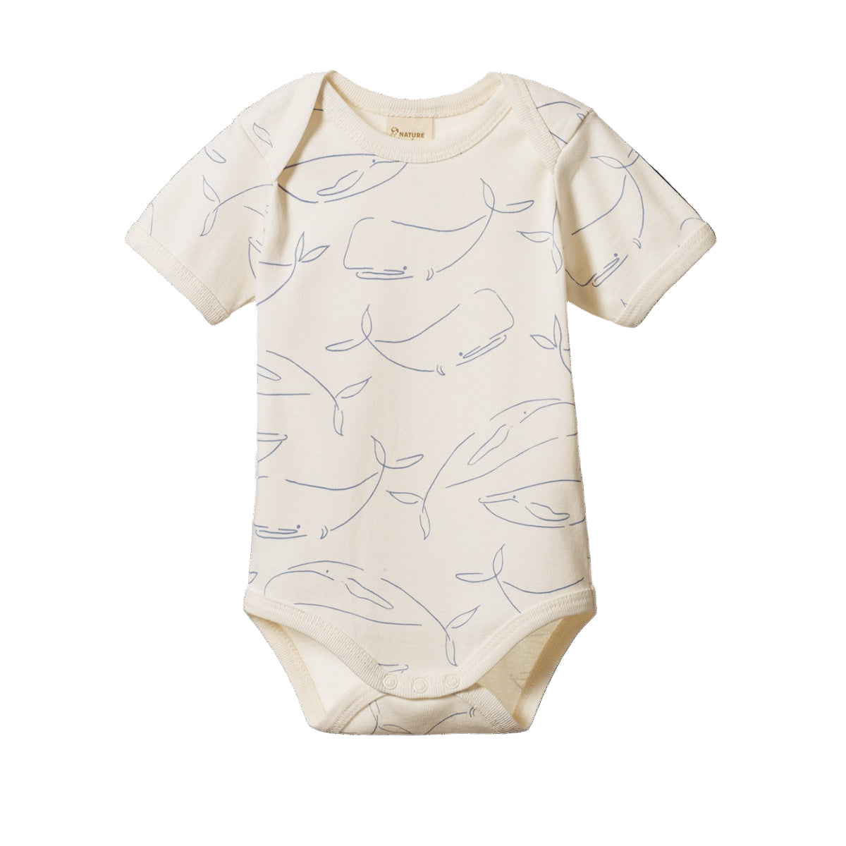 Nature Baby - S/S Bodysuit - Whale