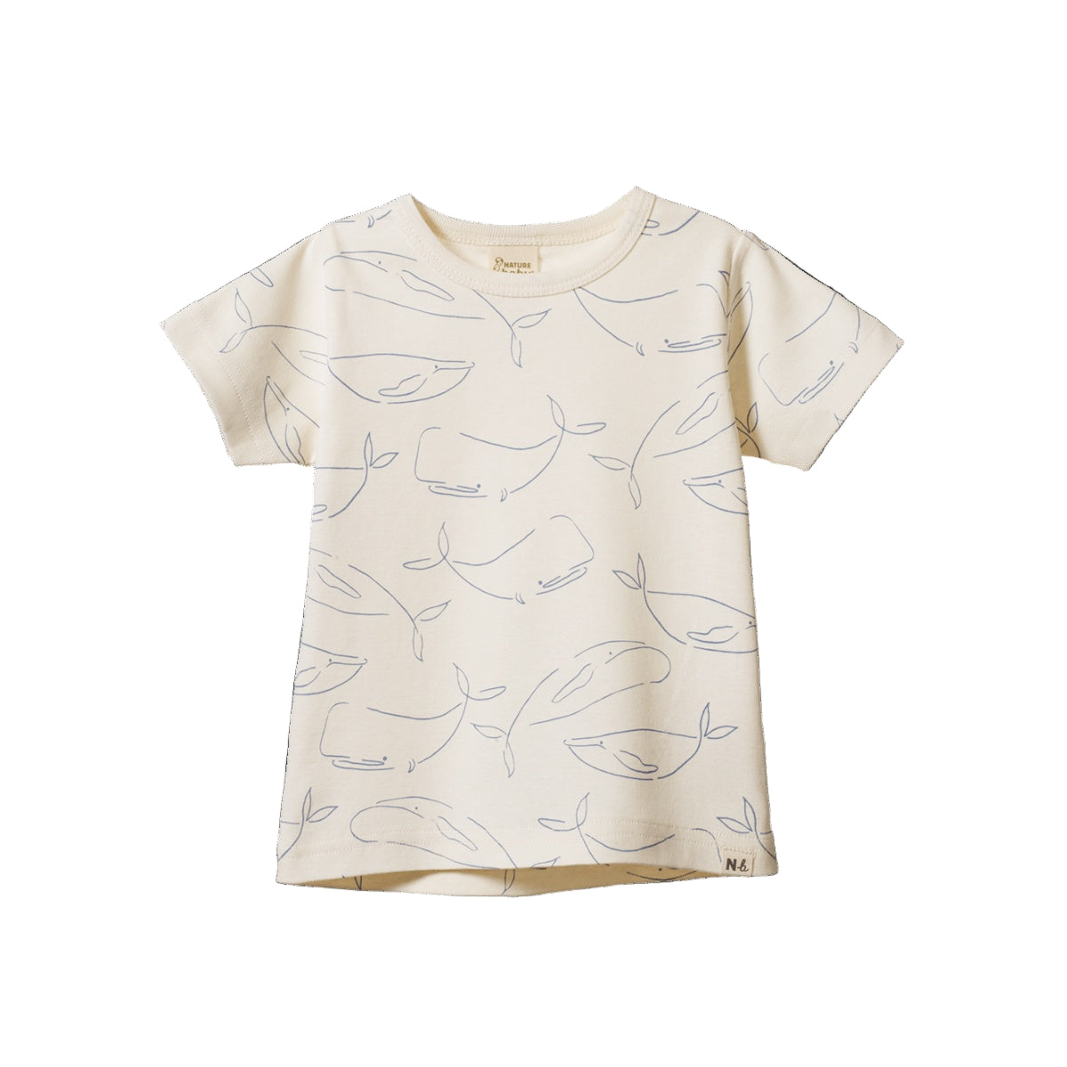 Nature Baby - River Tee - Whale Print