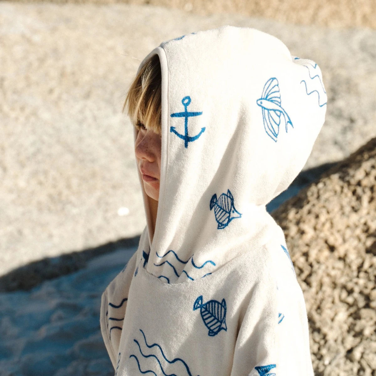 Nature Baby - Poncho Towel - Atlantic Terry