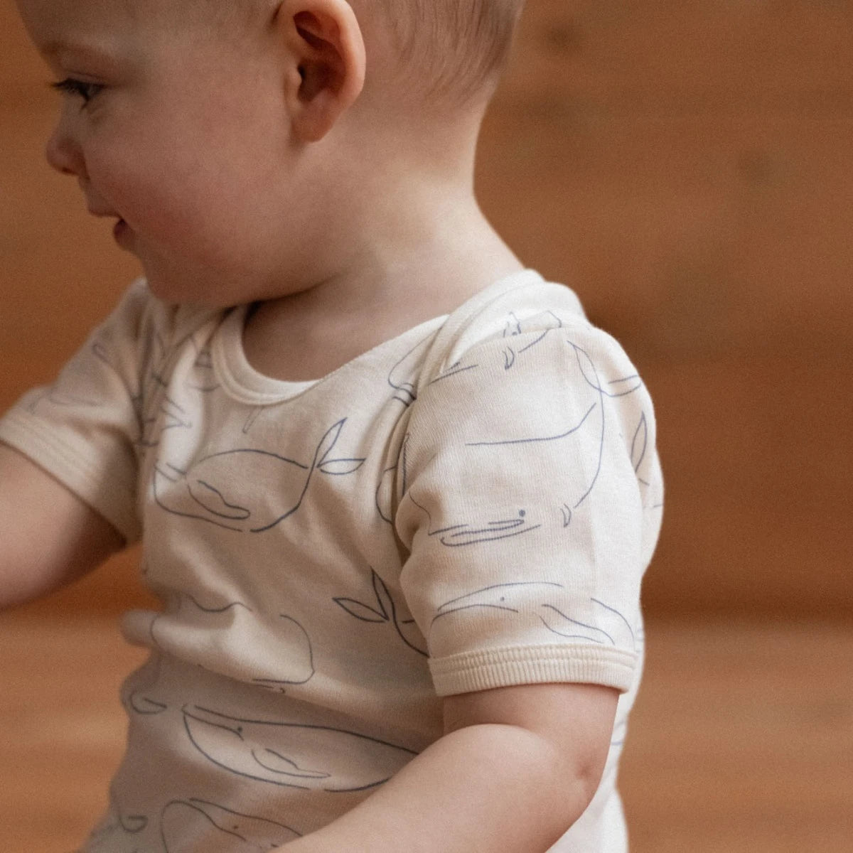 Nature Baby - S/S Bodysuit - Whale