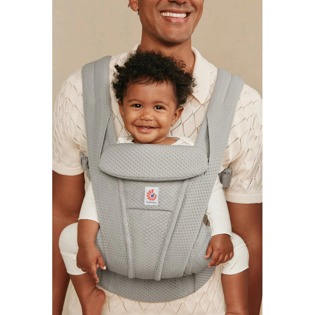 Ergobaby Omni Deluxe Mesh Baby Carrier - Pearl Grey