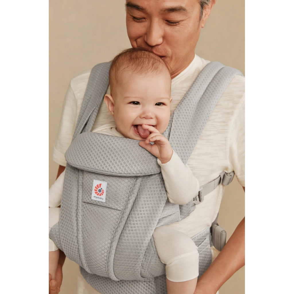 Ergobaby Omni Deluxe Mesh Baby Carrier - Pearl Grey