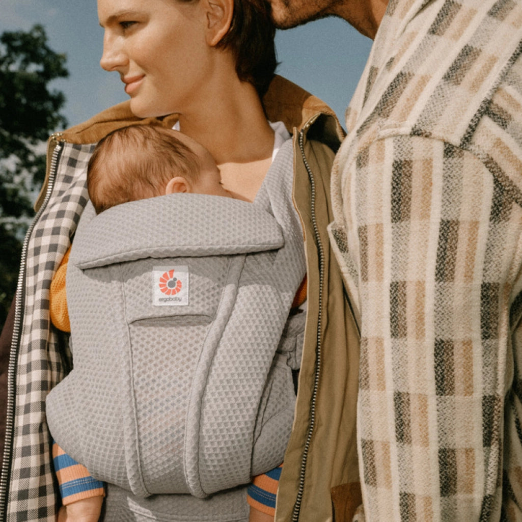 Ergobaby Omni Deluxe Mesh Baby Carrier - Pearl Grey