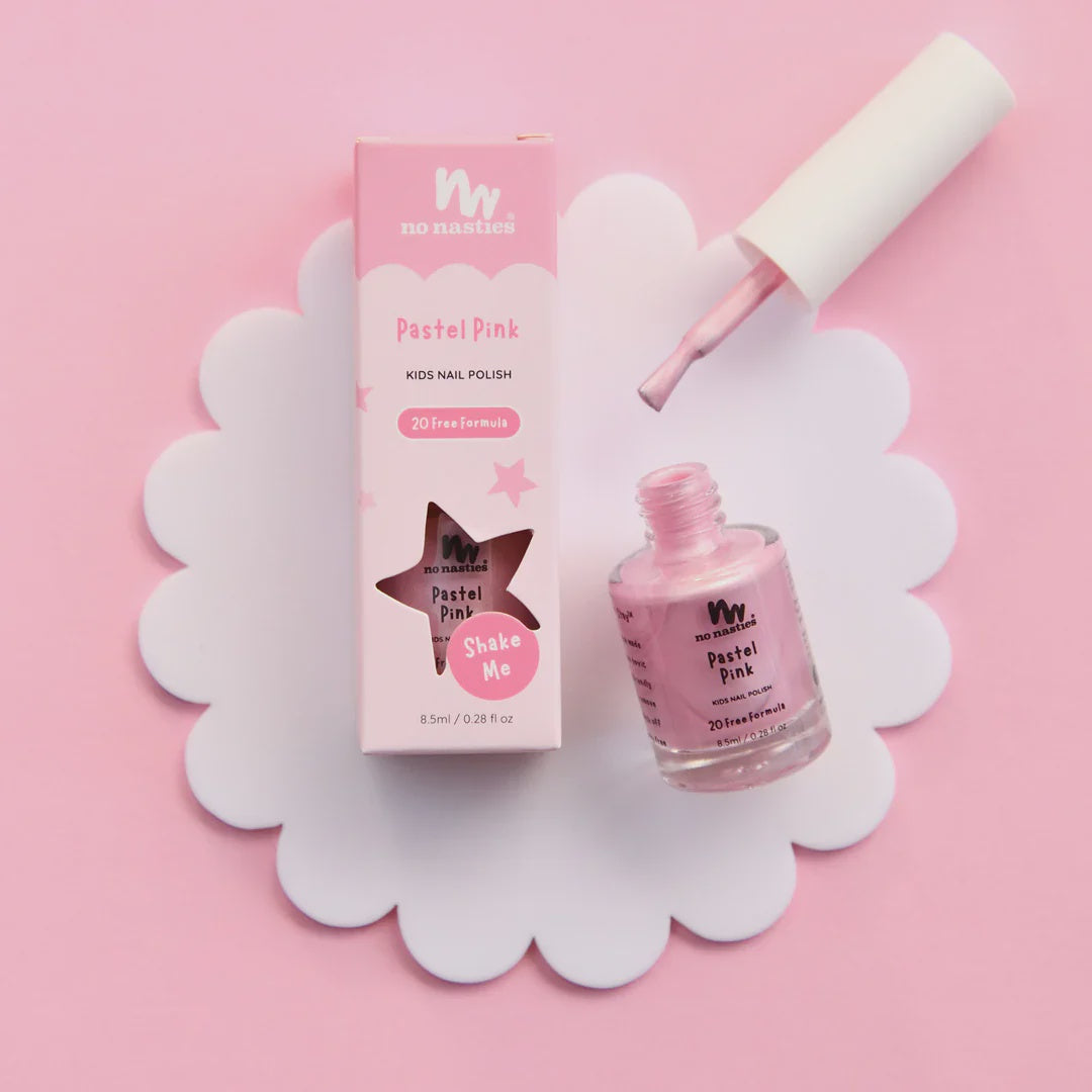 No Nasties - Pastel Pink Water-Based Nail Polish for Kids