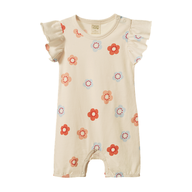 Nature Baby - Tilly Suit - Flora Stamp