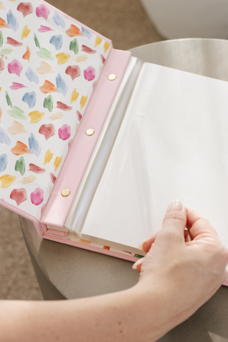 Forget Me Not - Luxury Linen Photo Album