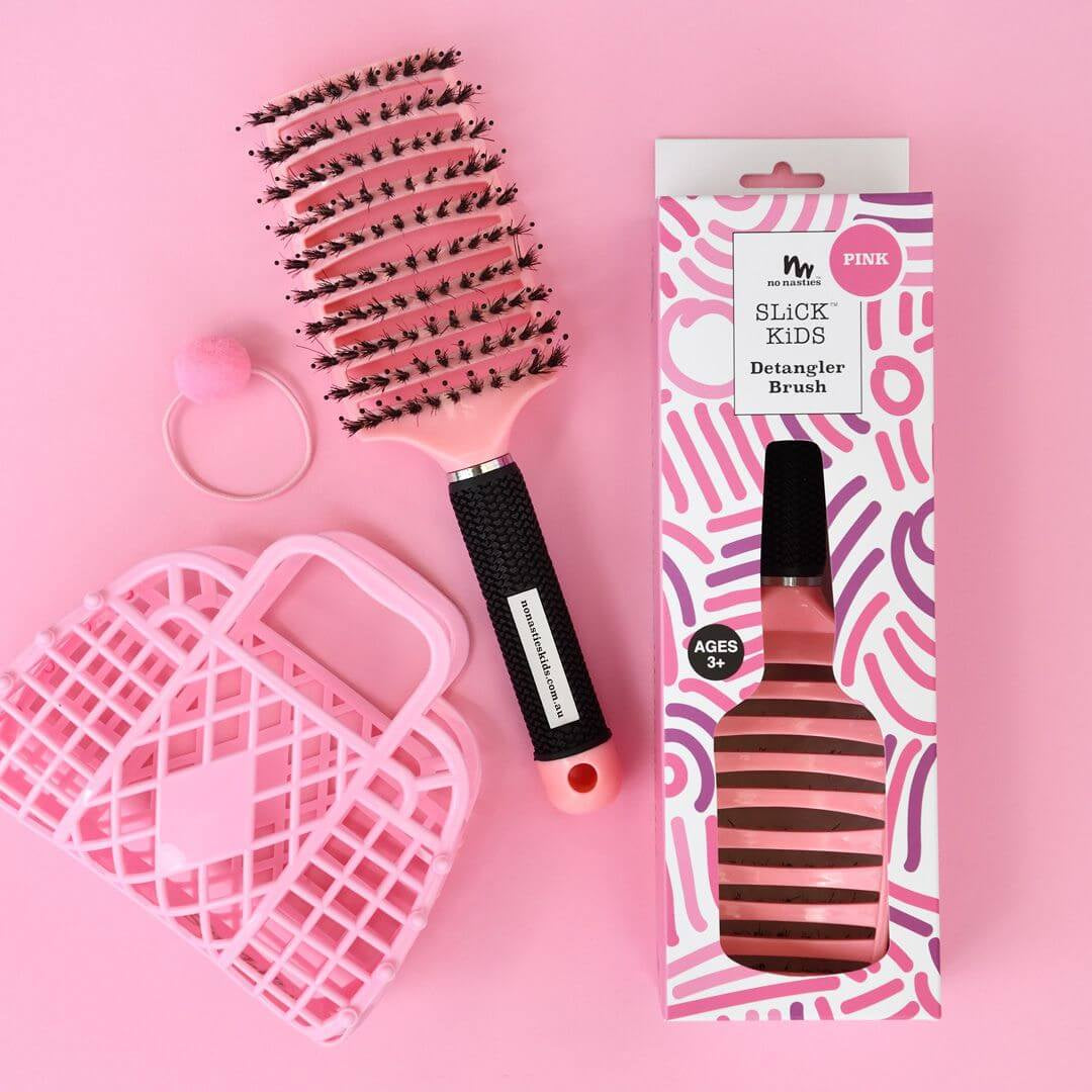 No Nasties - Detangler Brush - Pink