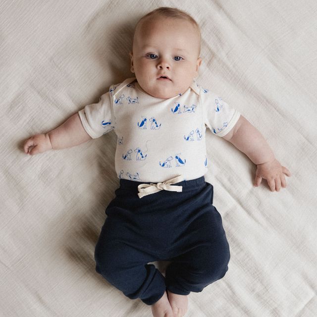 Nature Baby - S/S Bodysuit - Dog Walk